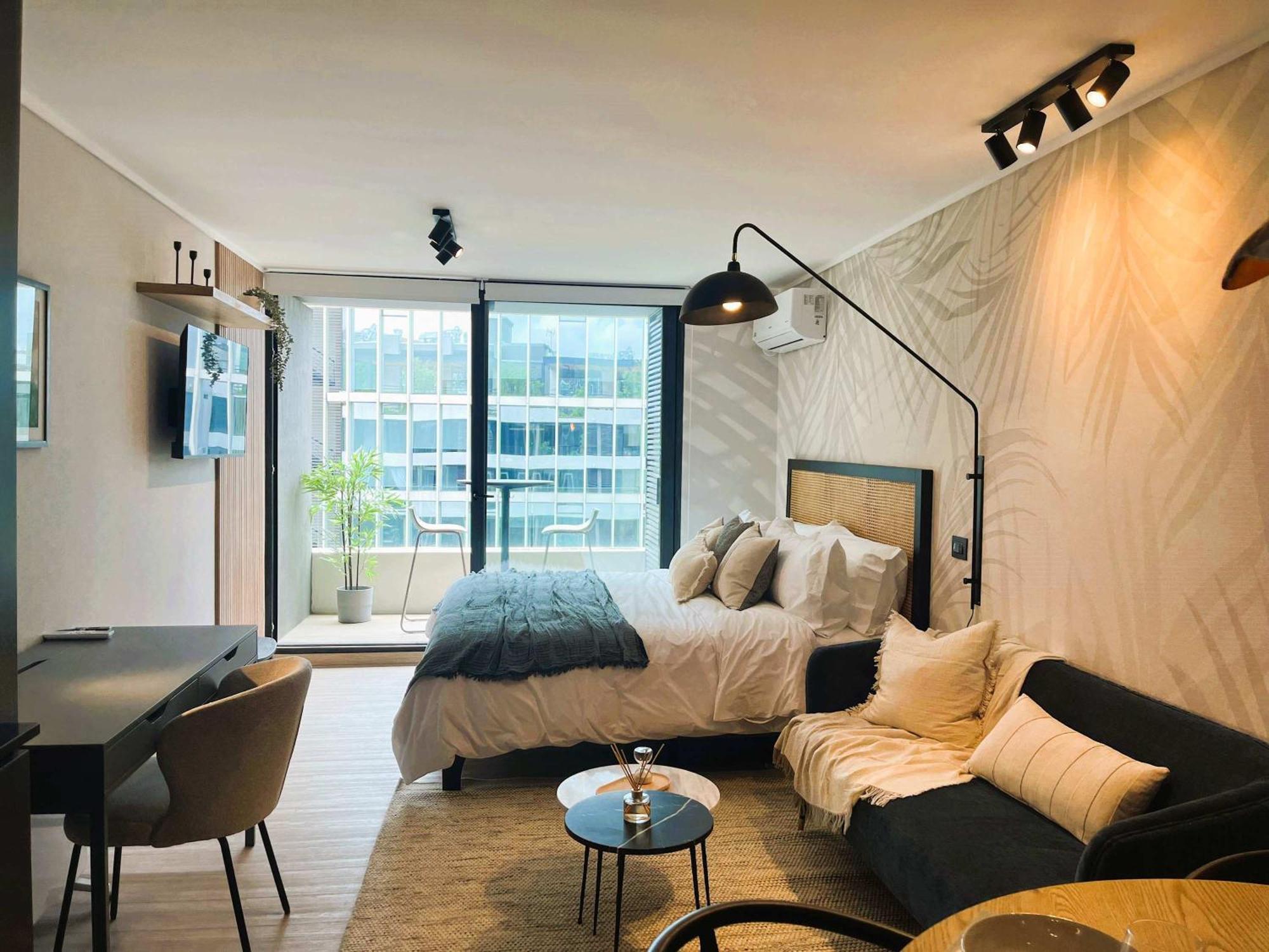 Hom I Inmejorable Y Luminoso Estudio En Condes Apartamento Santiago de Chile